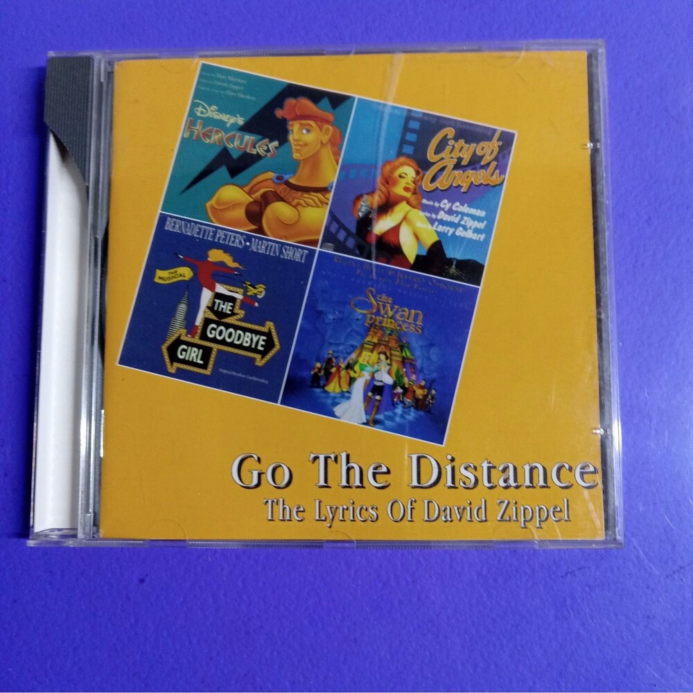 Go The Distance - The Lyrics Of David Zippel CD RARE Promo Hercules Goodbye Girl